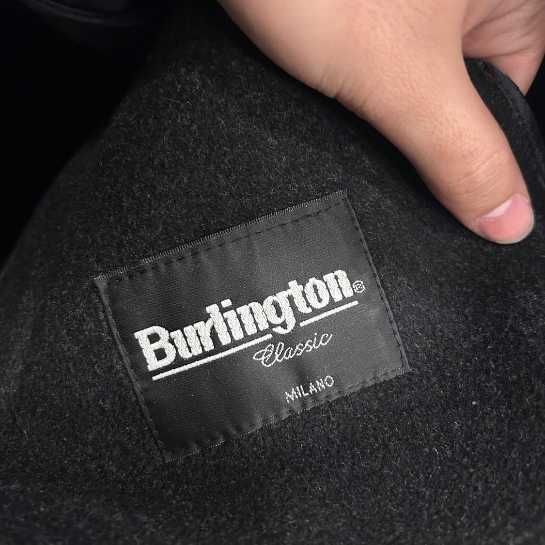 벌링턴 밀라노 울 패터닝 크롭 미니멀 자켓 상품이미지3