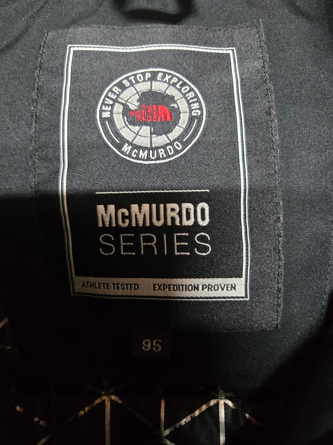 노스페이스 맥머도 구스다운패딩 95 (L) 블랙 모자퍼X 상품이미지8