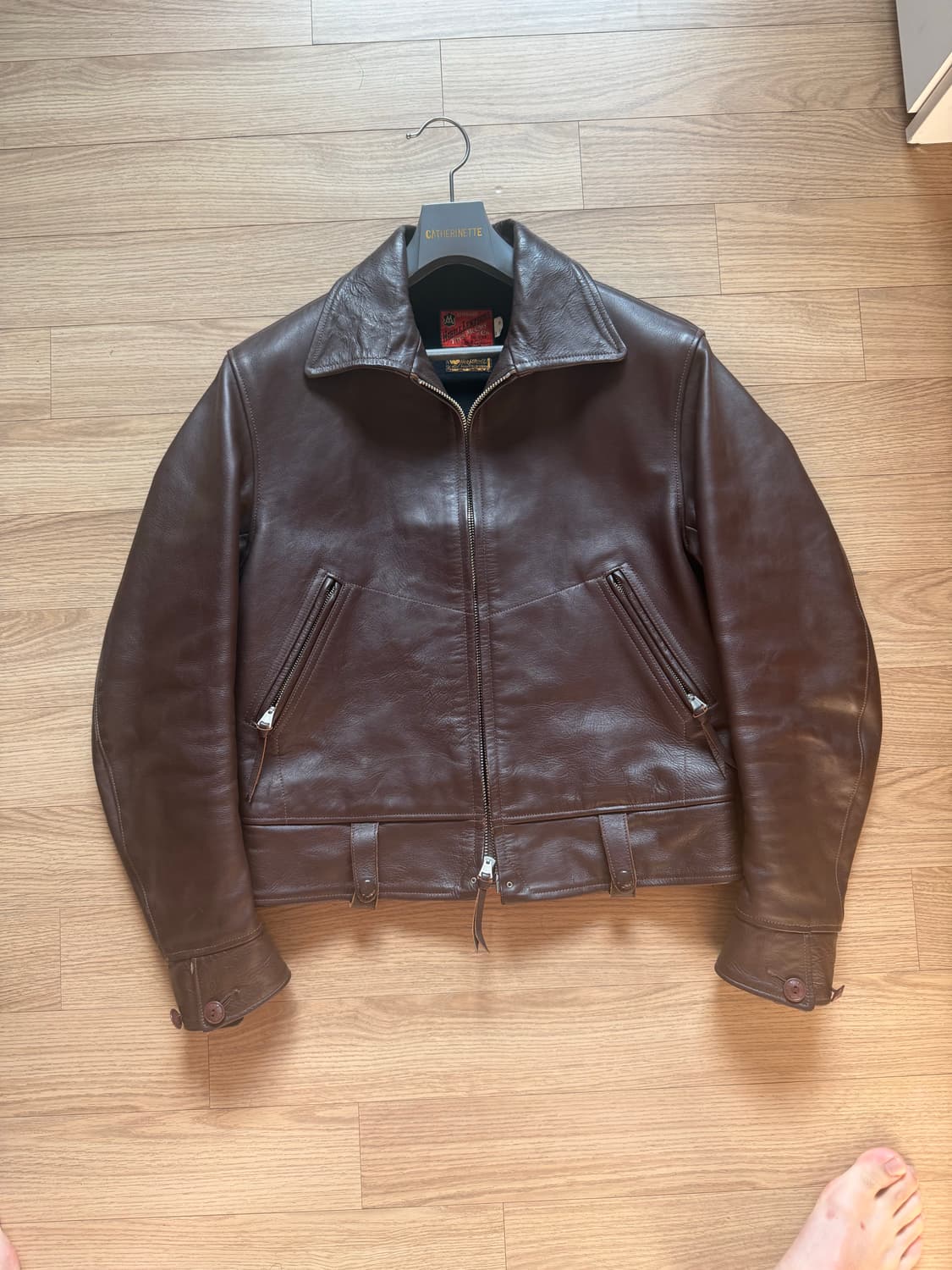 [38] 토이즈맥코이 몹스터 자켓 브라운 홀스하이드 레더 자켓 상품이미지1