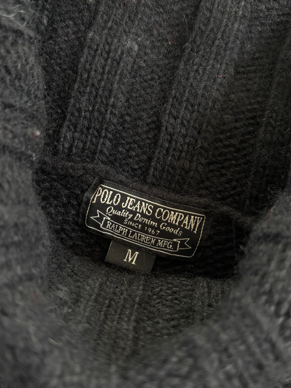 폴로 진스 노르딕 블랙 터틀넥 니트 상품이미지4