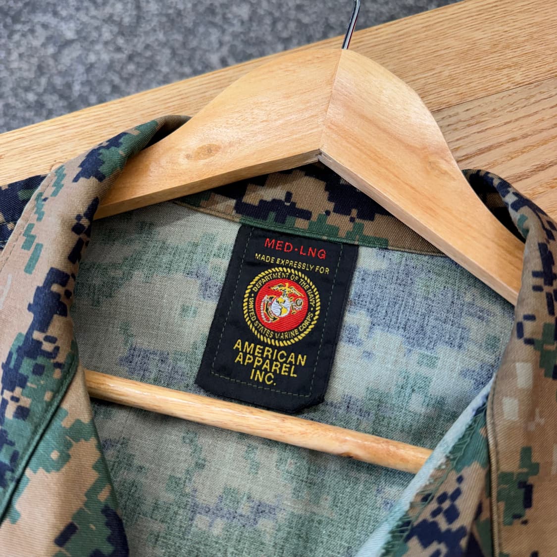 US Army 미 해병대 우드랜드 디지털 카모 셔츠 (XL)  상품이미지7