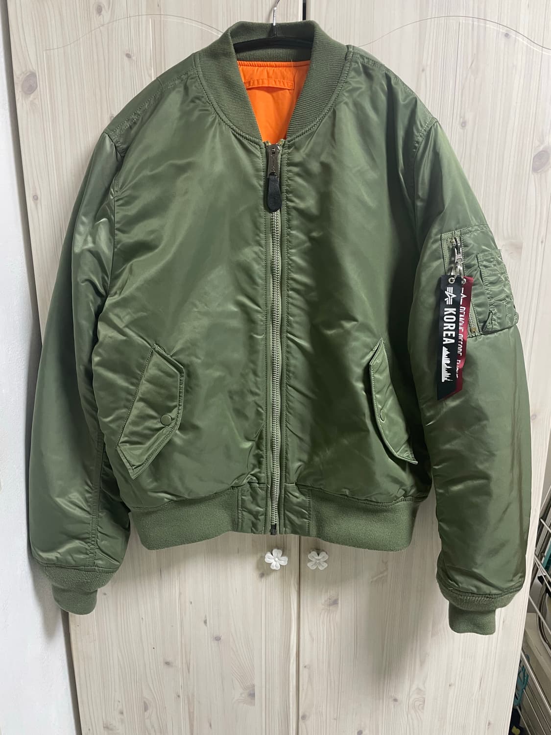 [XL] 알파인더스트리 ma-1 세이지 상품이미지1