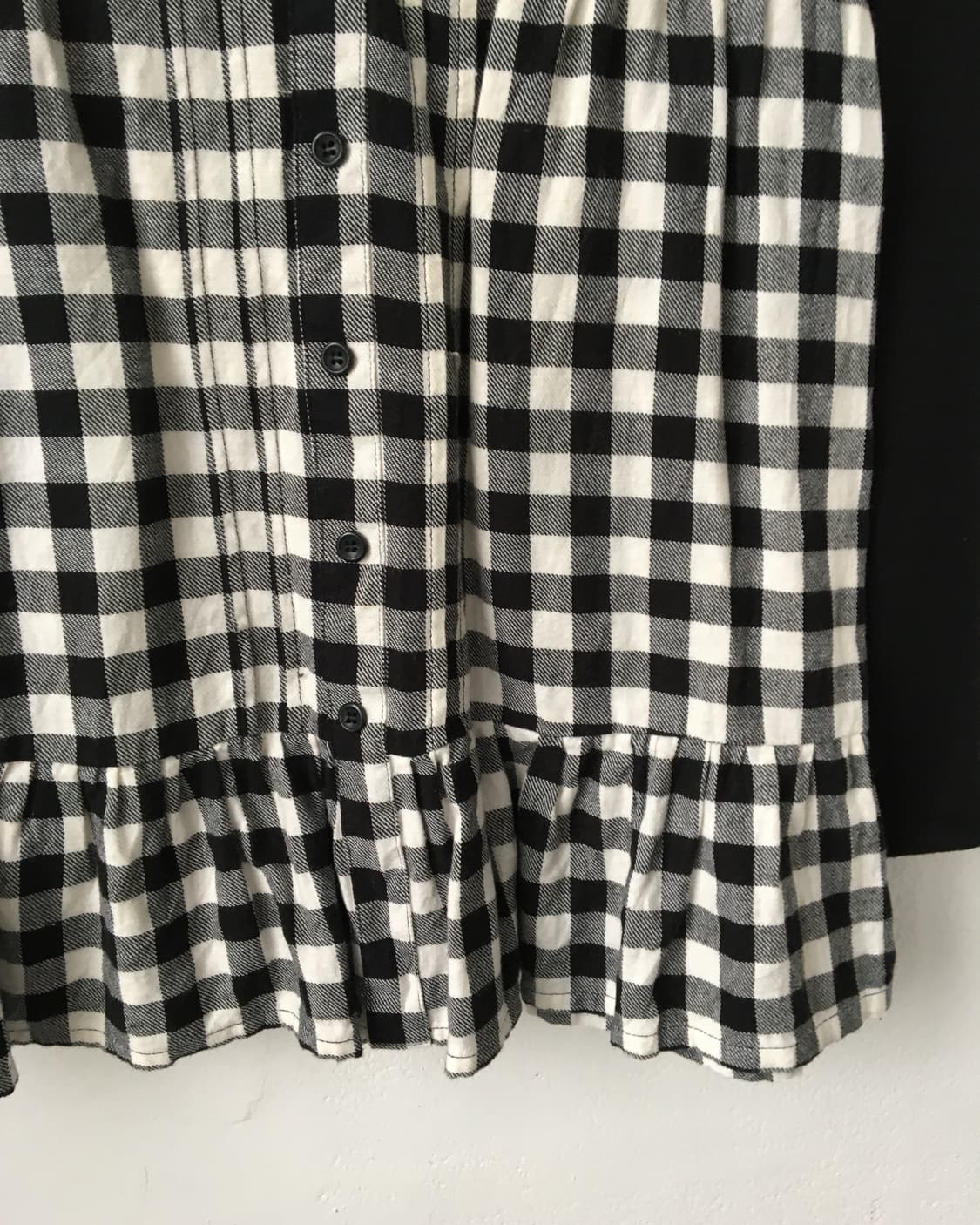 Check pattern sleeveless layered high ne 상품이미지4