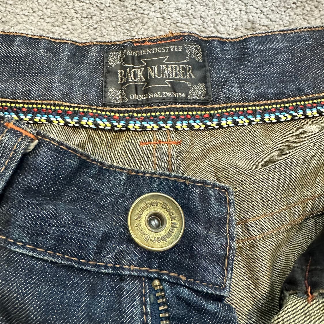 백넘버 페이드 웨스턴 데님 팬츠(34) 상품이미지6