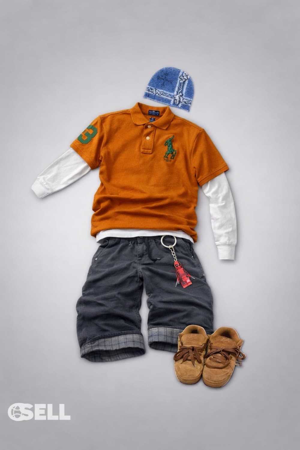 폴로 빅포니 오렌지 카라티 상품이미지3