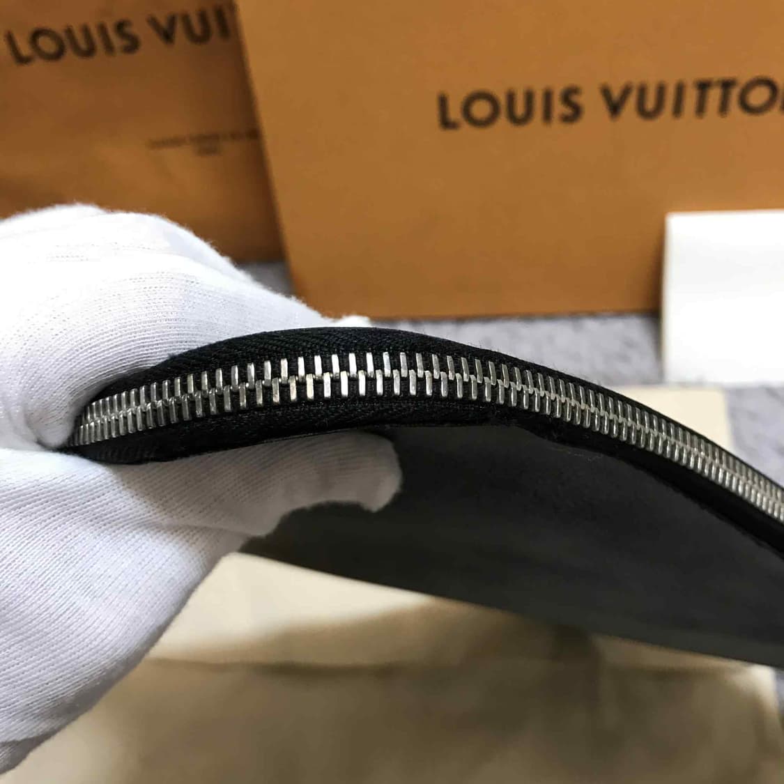 {클로젯}[풀구성][GM]루이비통 포쉐트 주르 다미에 클러치 GM 상품이미지8