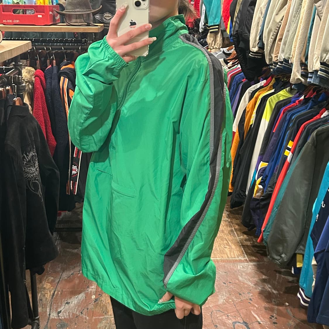 [HI] 나이키 아노락 그린 상품이미지4