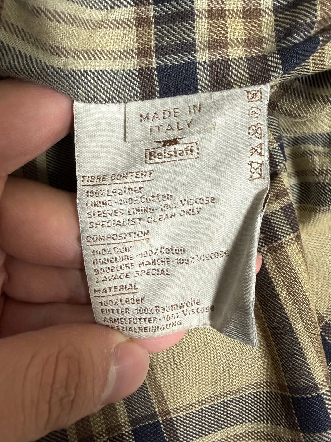 벨스타프 로드마스터 팬서 레더자켓 (발레노티) 상품이미지5