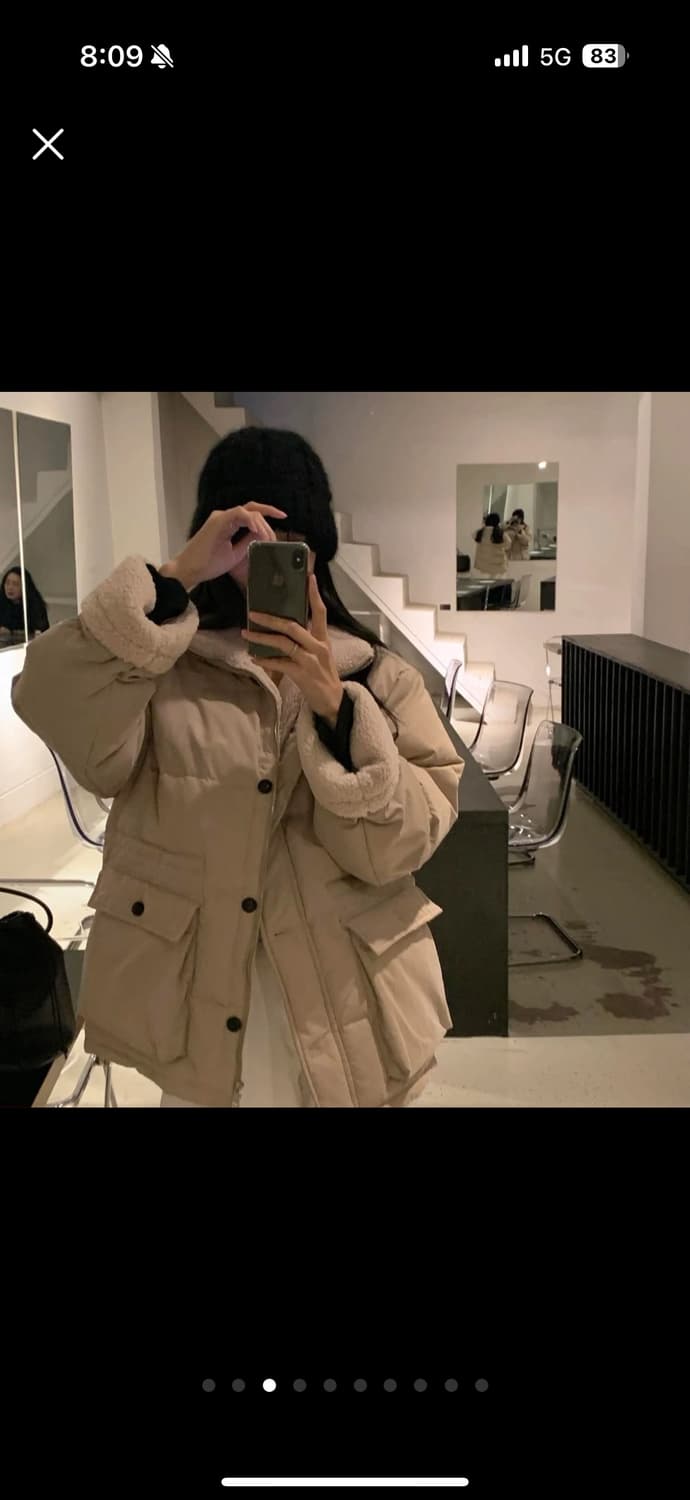 베르가못 도매택 패딩 상품이미지3