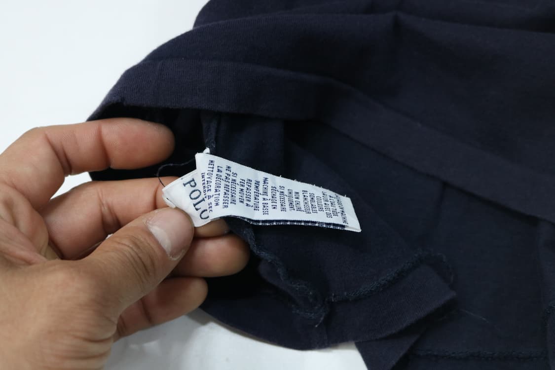 폴로 랄프로렌 레드 포니 네이비 반팔티셔츠 (M) 상품이미지9