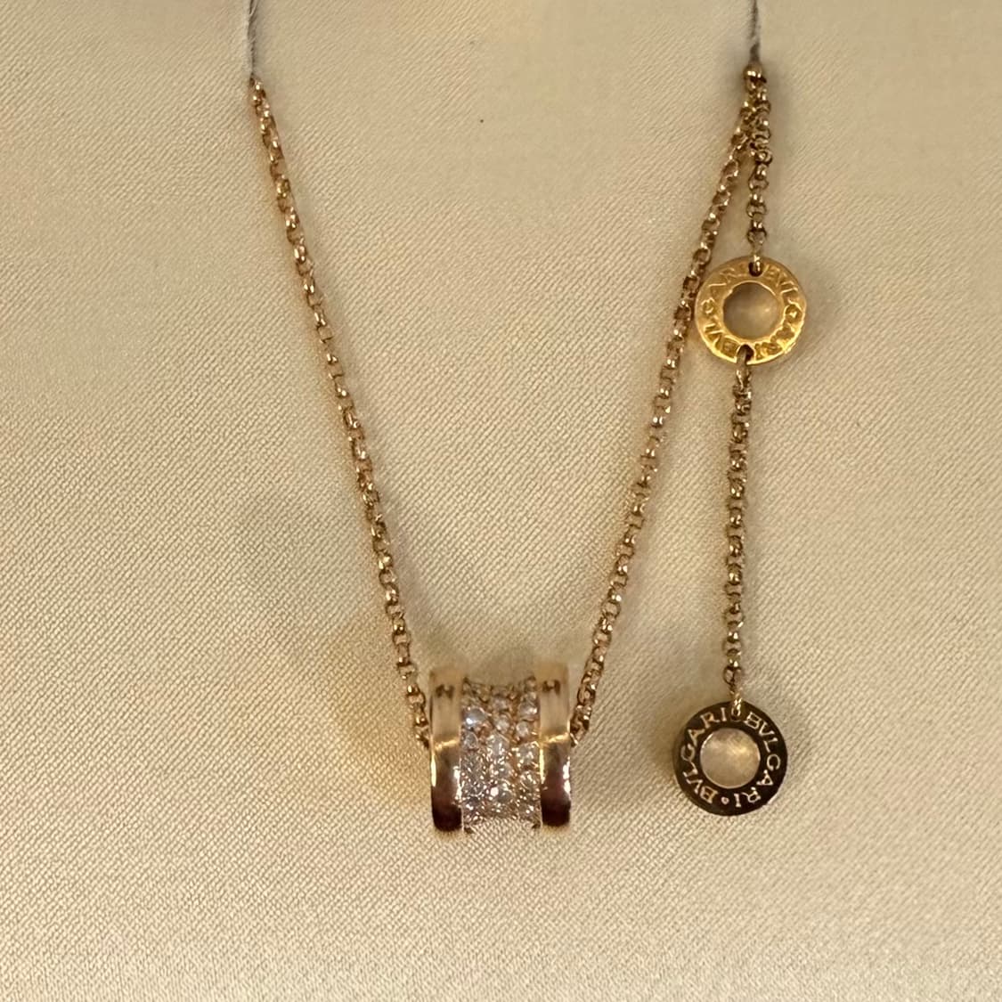 불가리 다이아 비제로원 18K 골드 목걸이 상품이미지5