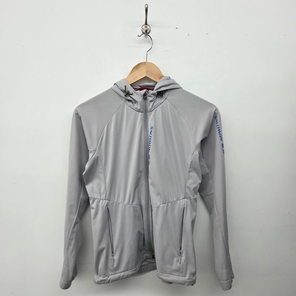 살로몬 여성 후드 바람막이 그레이 여s 상품이미지1