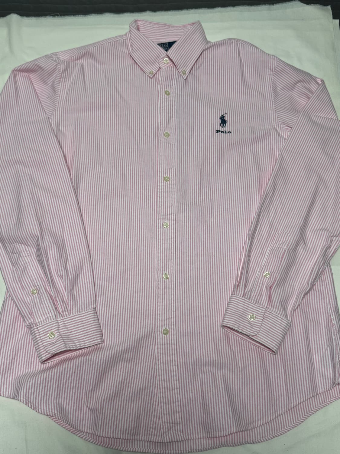 폴로 랄프로렌 / 클래식핏 옥스포드 셔츠 (핑크 스트라이프) / L 상품이미지3