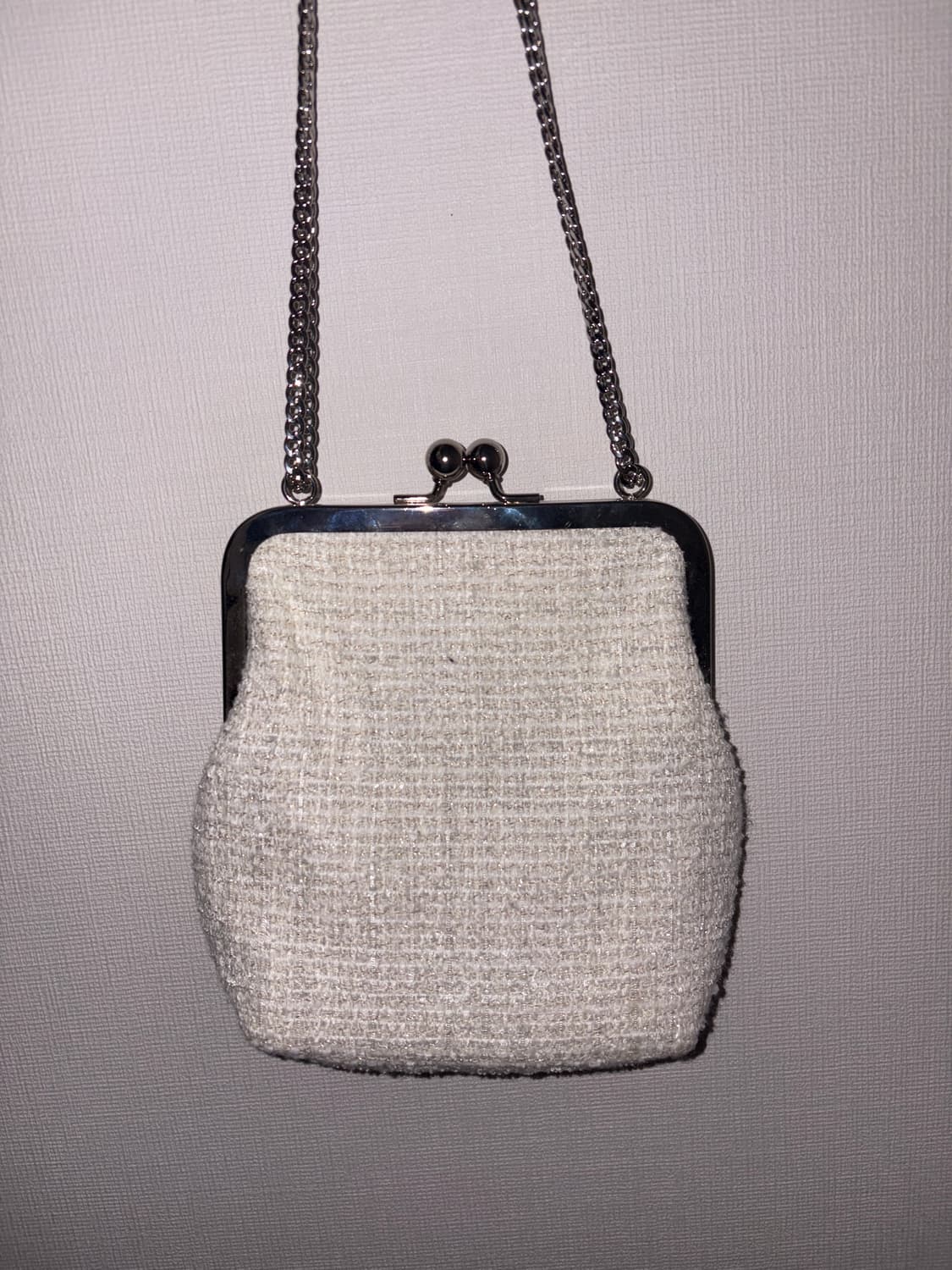 슬로우캐비닛 slow cabinet 트위드 크로스백 상품이미지1