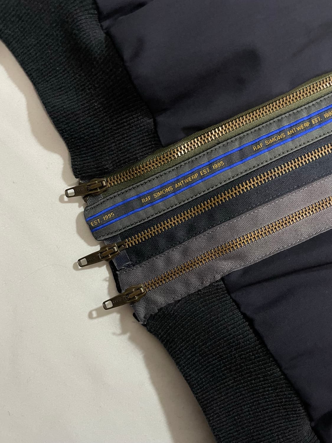 라프시몬스 11aw 멀티 지퍼 ma-1 봄버  상품이미지5