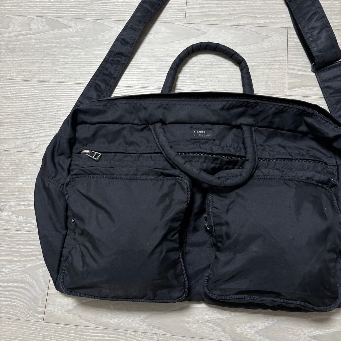 요지야마모토 미니 보스턴백 상품이미지2