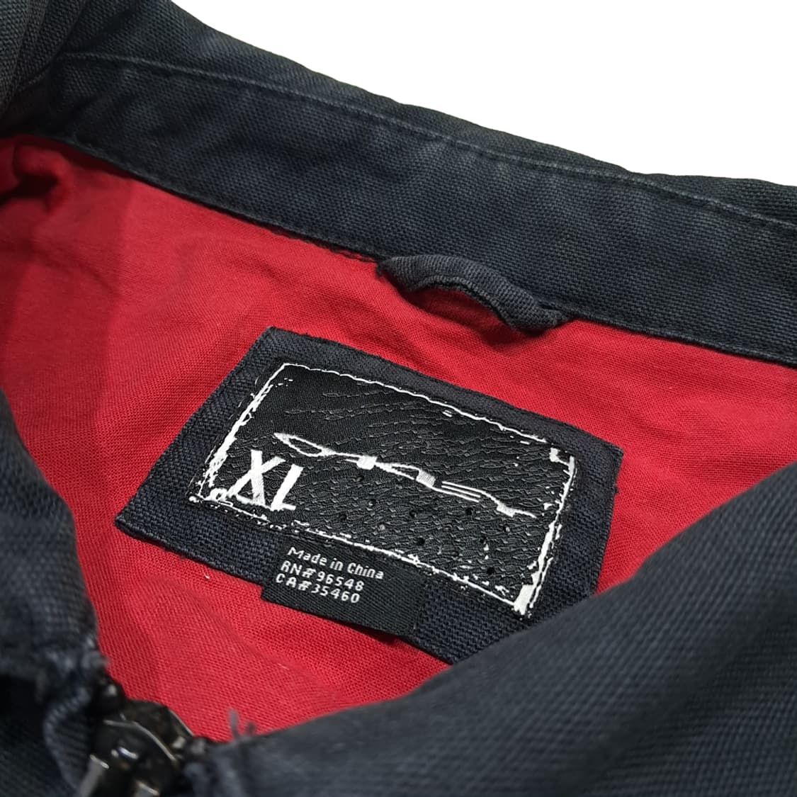 CL929 XL 오클리 00s 블랙 캔버스 워크 자켓 아우터 상품이미지3