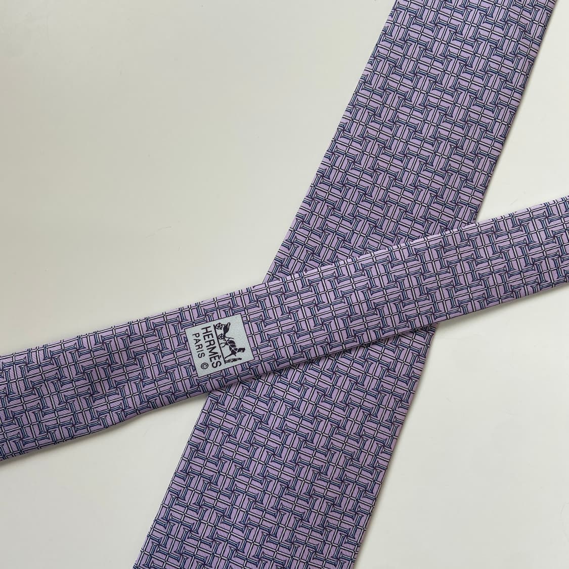 에르메스(HERMES) H모노그램 명품 정품 넥타이 상품이미지4