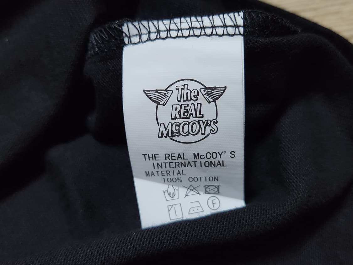 (L) 리얼맥코이 로고 롱슬리브 블랙 상품이미지6