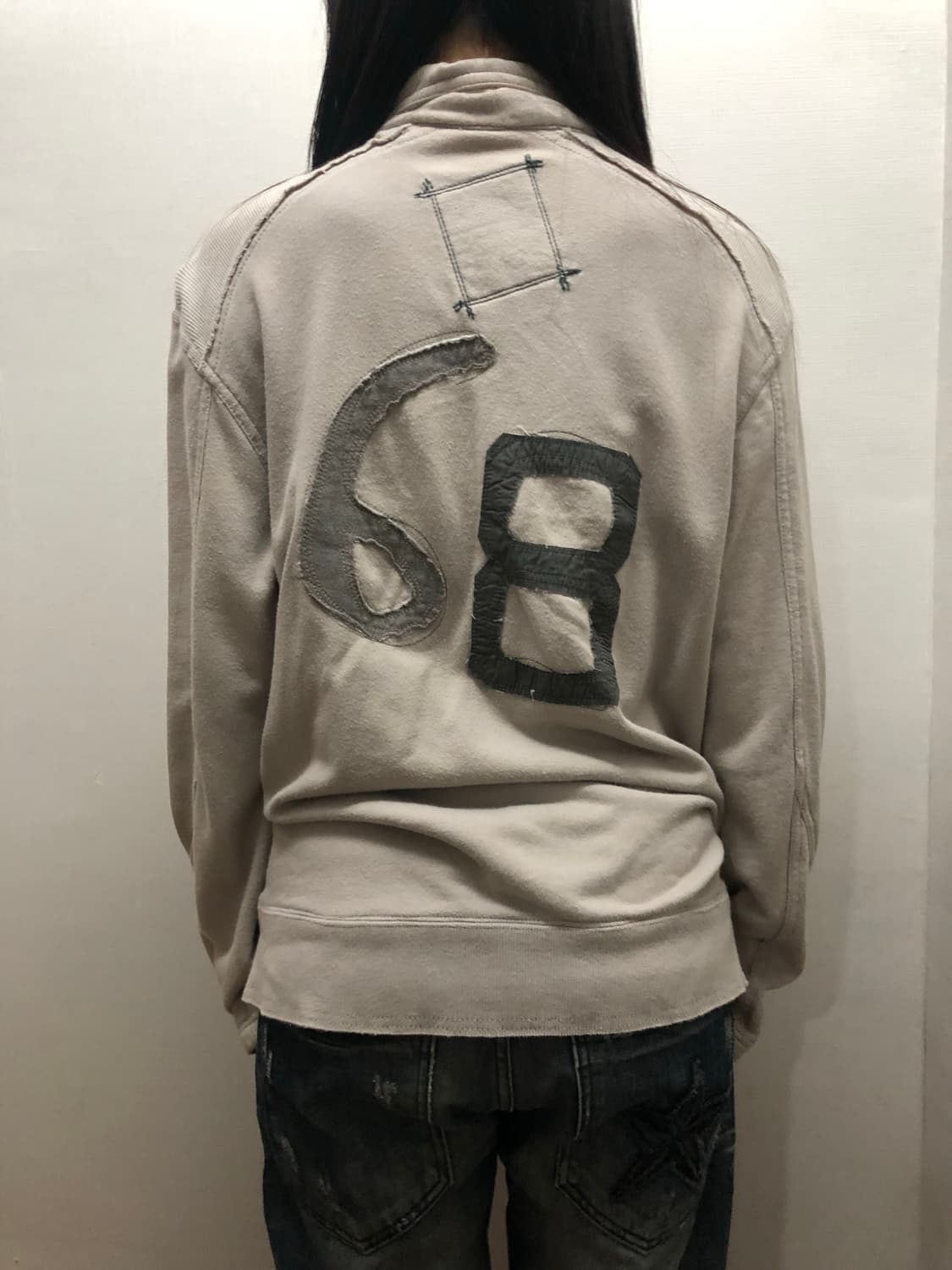 빈티지 코데즈컴바인 베이지 후드집업 상품이미지1