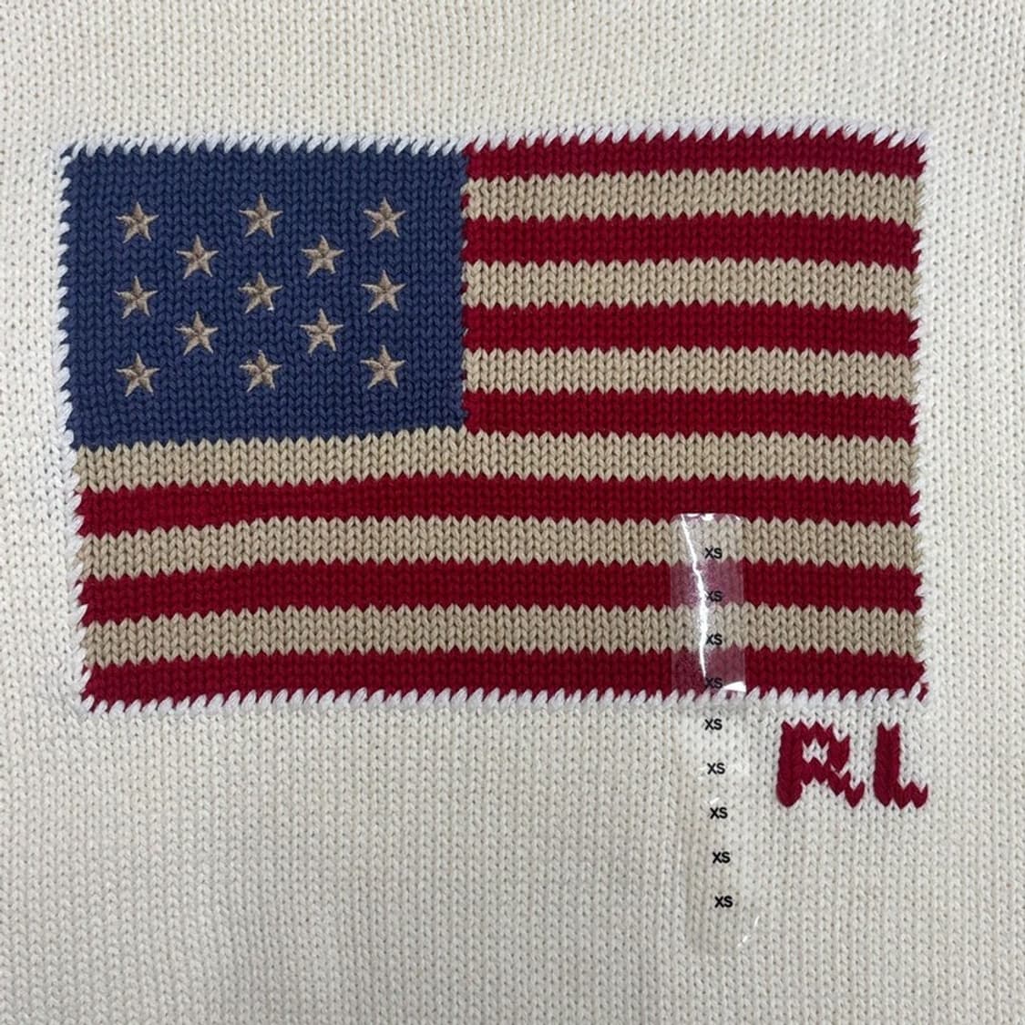 [새상품] 폴로랄프로렌 성조기 니트 화이트 XS 상품이미지2