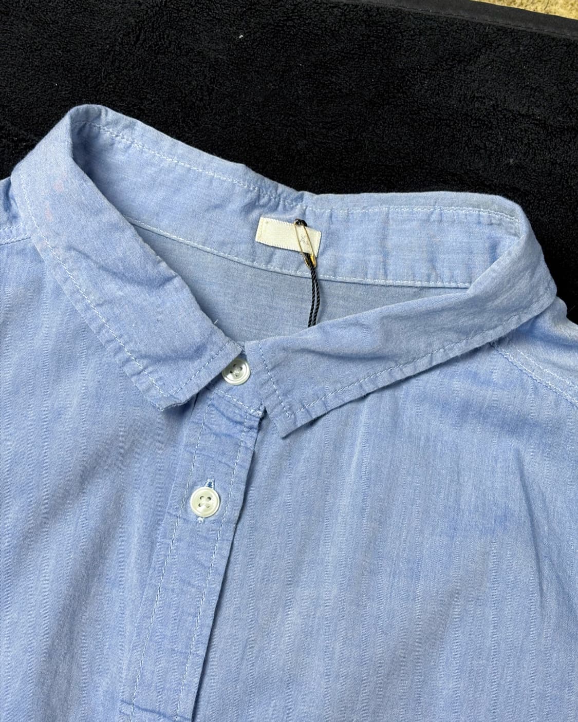 일본빈티지 GU 블루 셔츠 상품이미지3