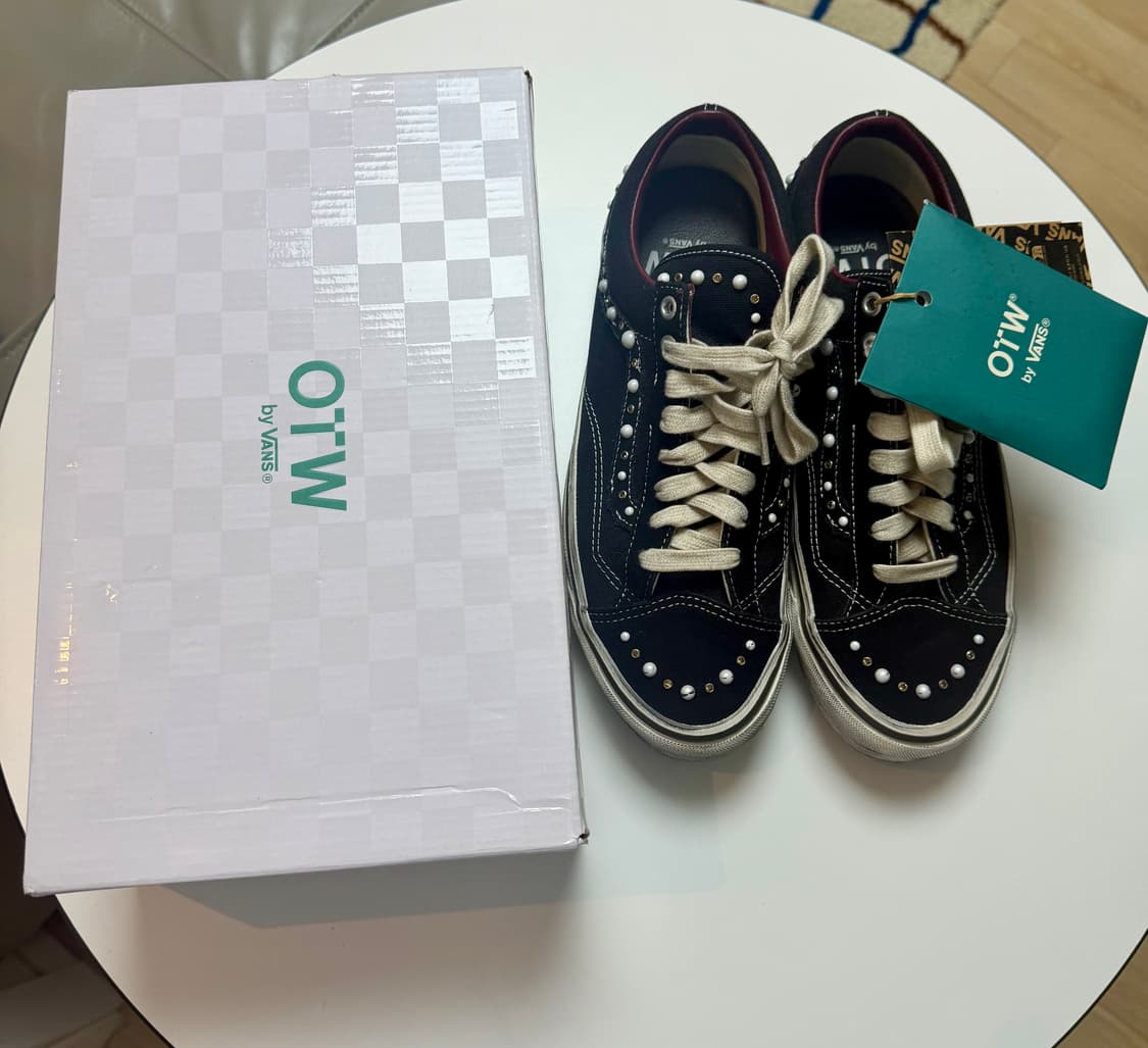 반스 OTW 올드스쿨 리이슈 펄라이즈드 블랙 270mm 상품이미지3