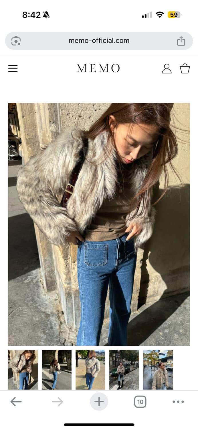 MEMO paris CONCORDE FAUX-FUR jacket 상품이미지5
