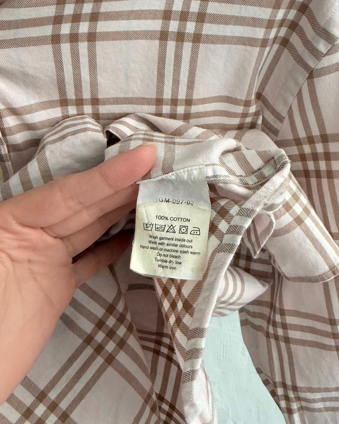 Burberry 버버리 핑크 노바체크 오부 셔츠 블라우스 상품이미지9