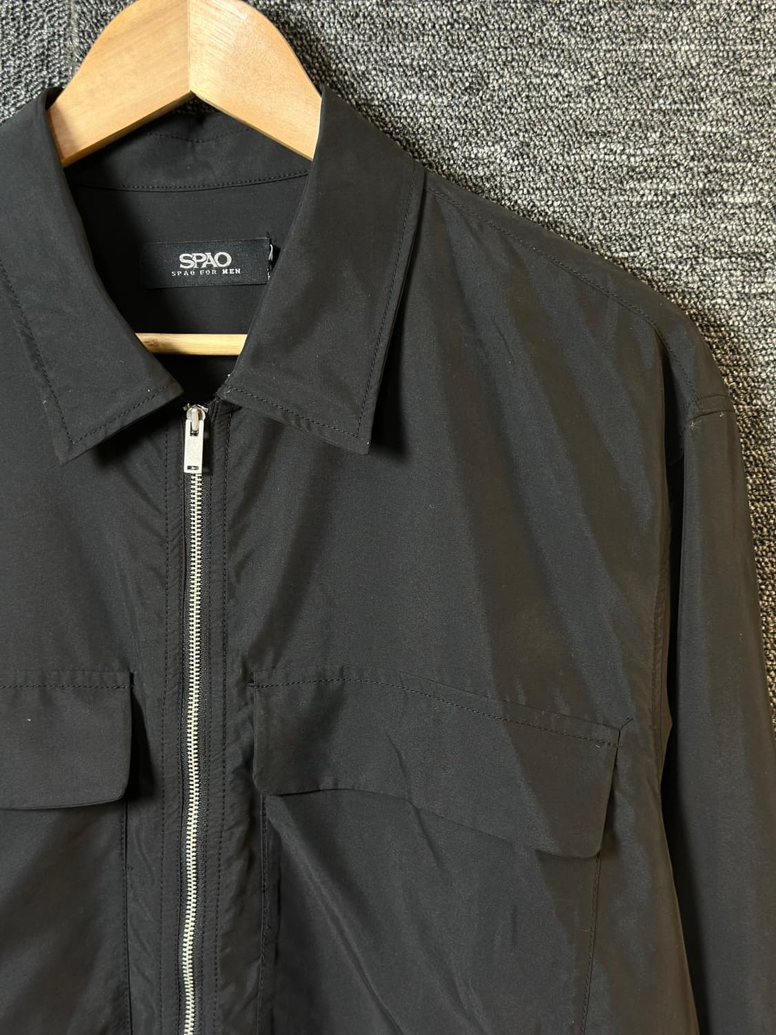 스파오 블랙 집업 자켓 L 상품이미지3