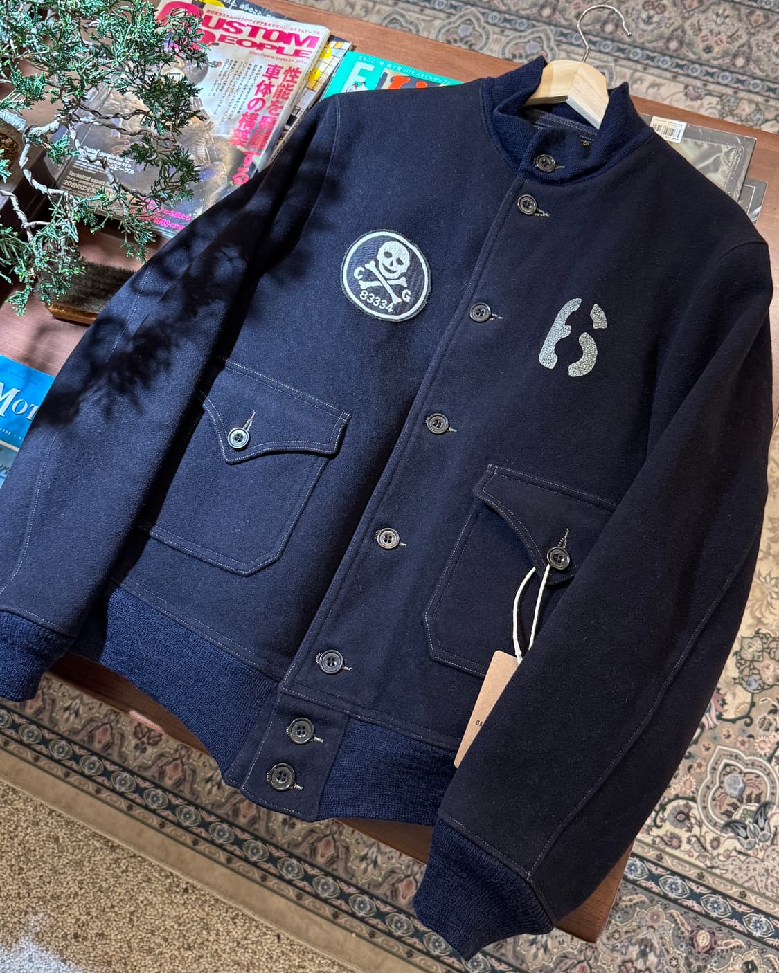 프리휠러스 A-1 시빌리언 USCG 울 자켓 상품이미지1