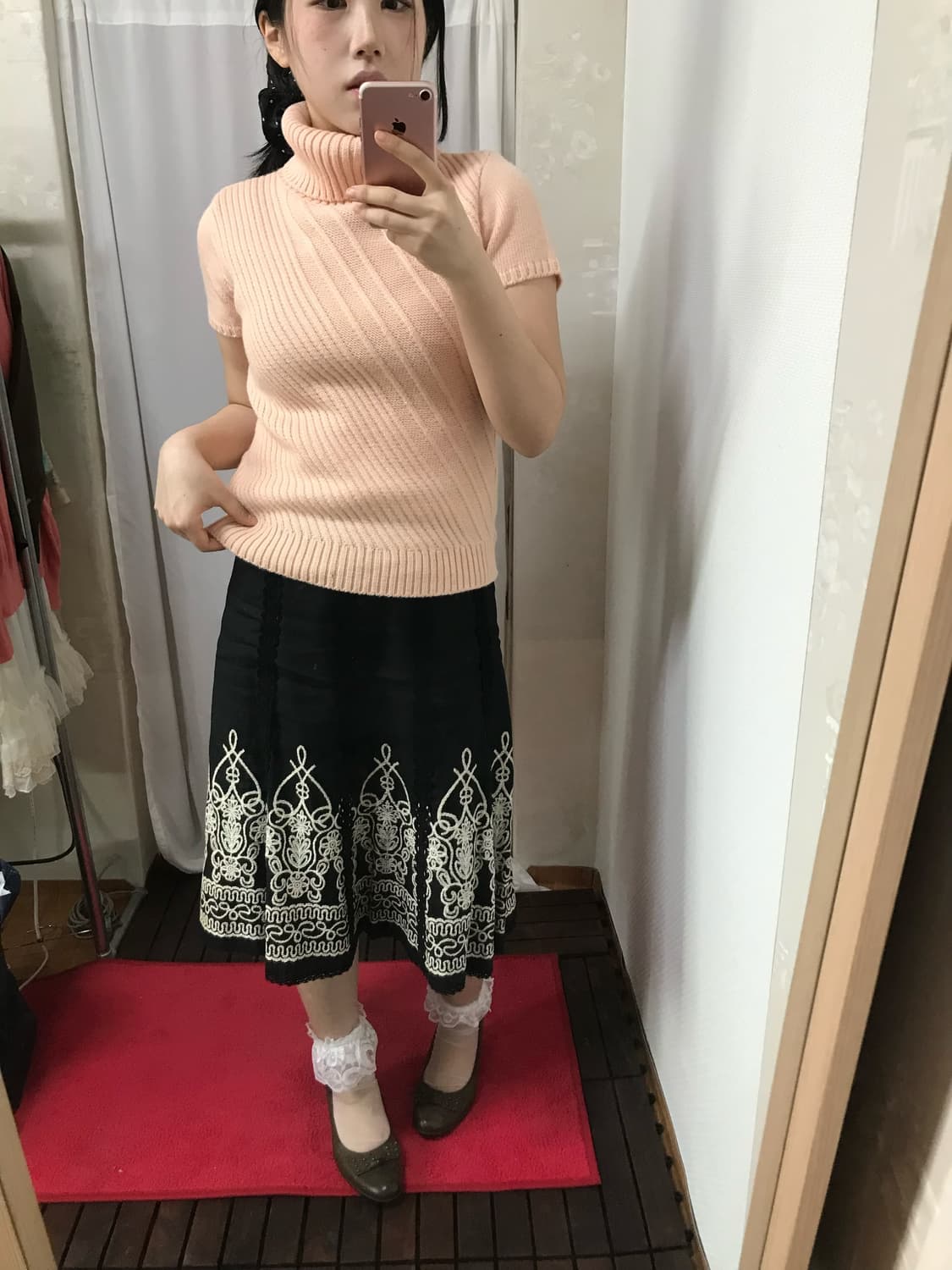 turttle neck knit top 상품이미지2