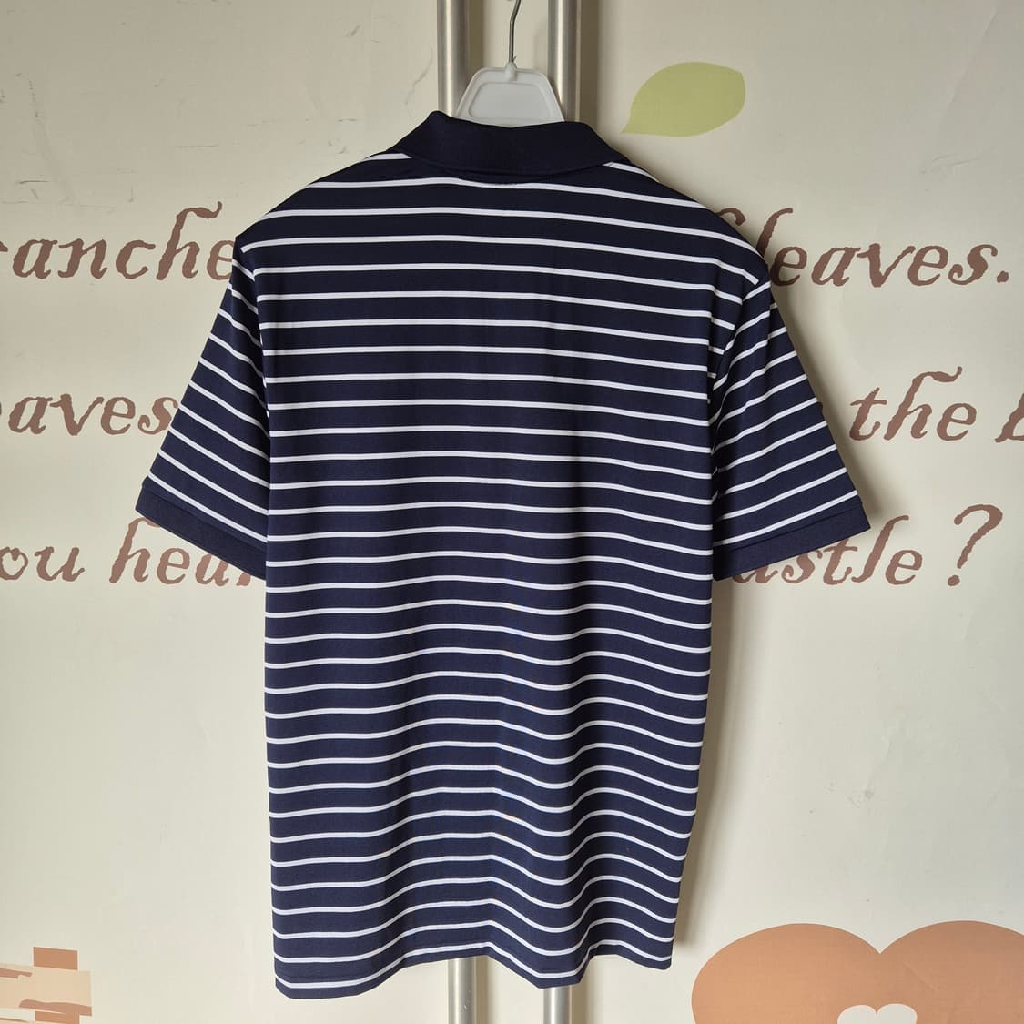 폴로 랄프로렌 스트라이프 반팔 카라티 네이비 상품이미지2