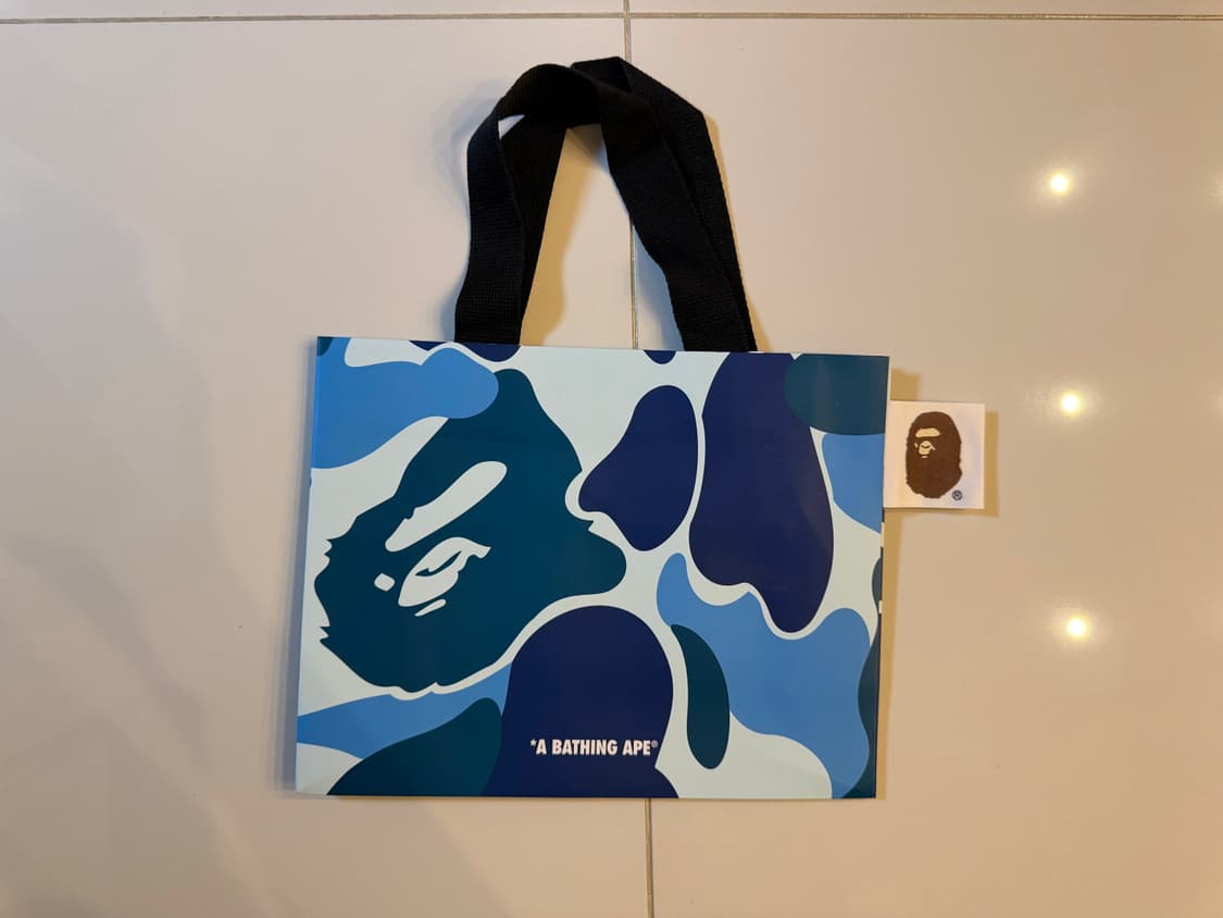 베이프 카모 빅 로고 반팔 L 상품이미지5