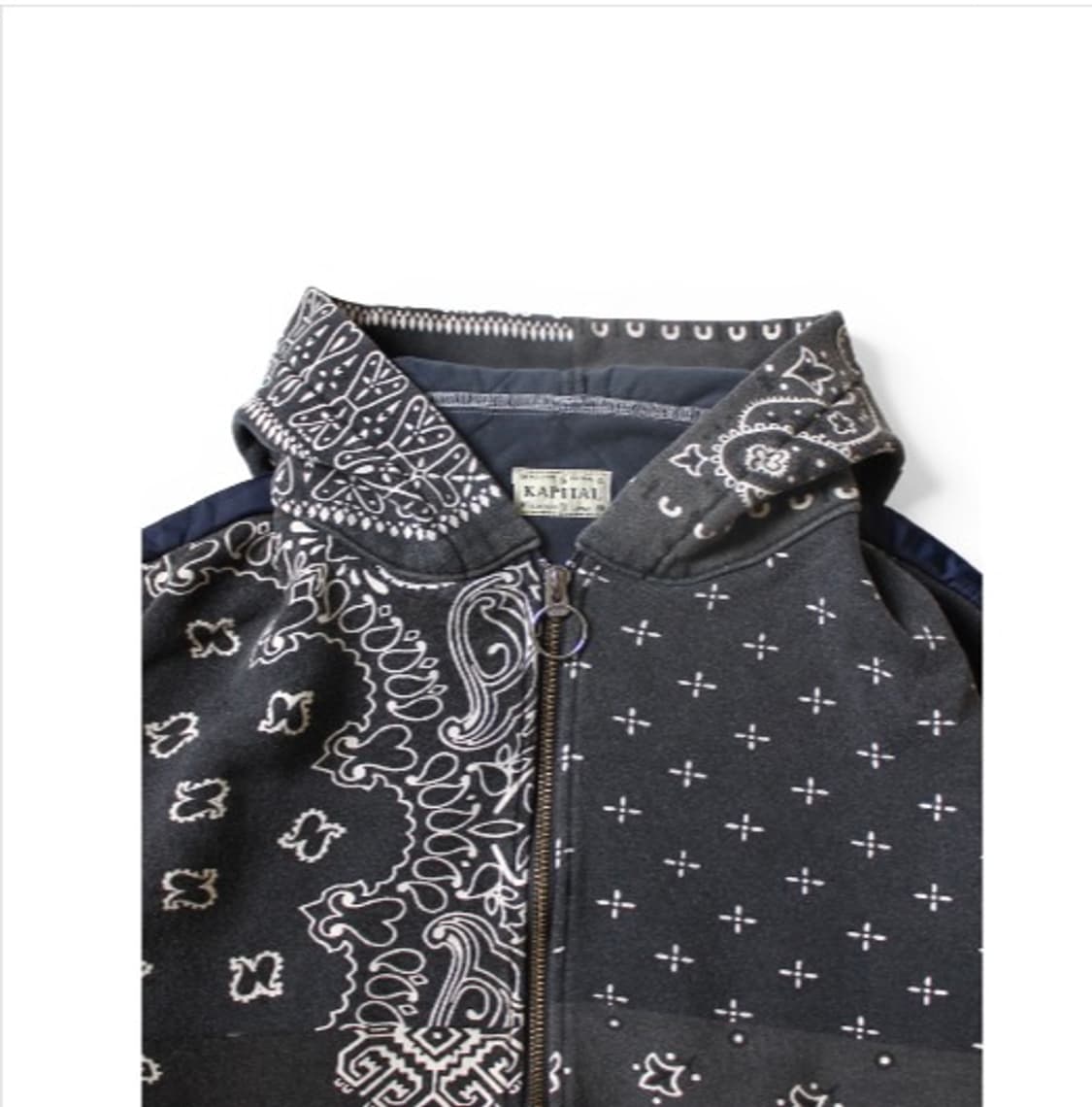 새상품 kapital 반다나 백후드 블루진  상품이미지4