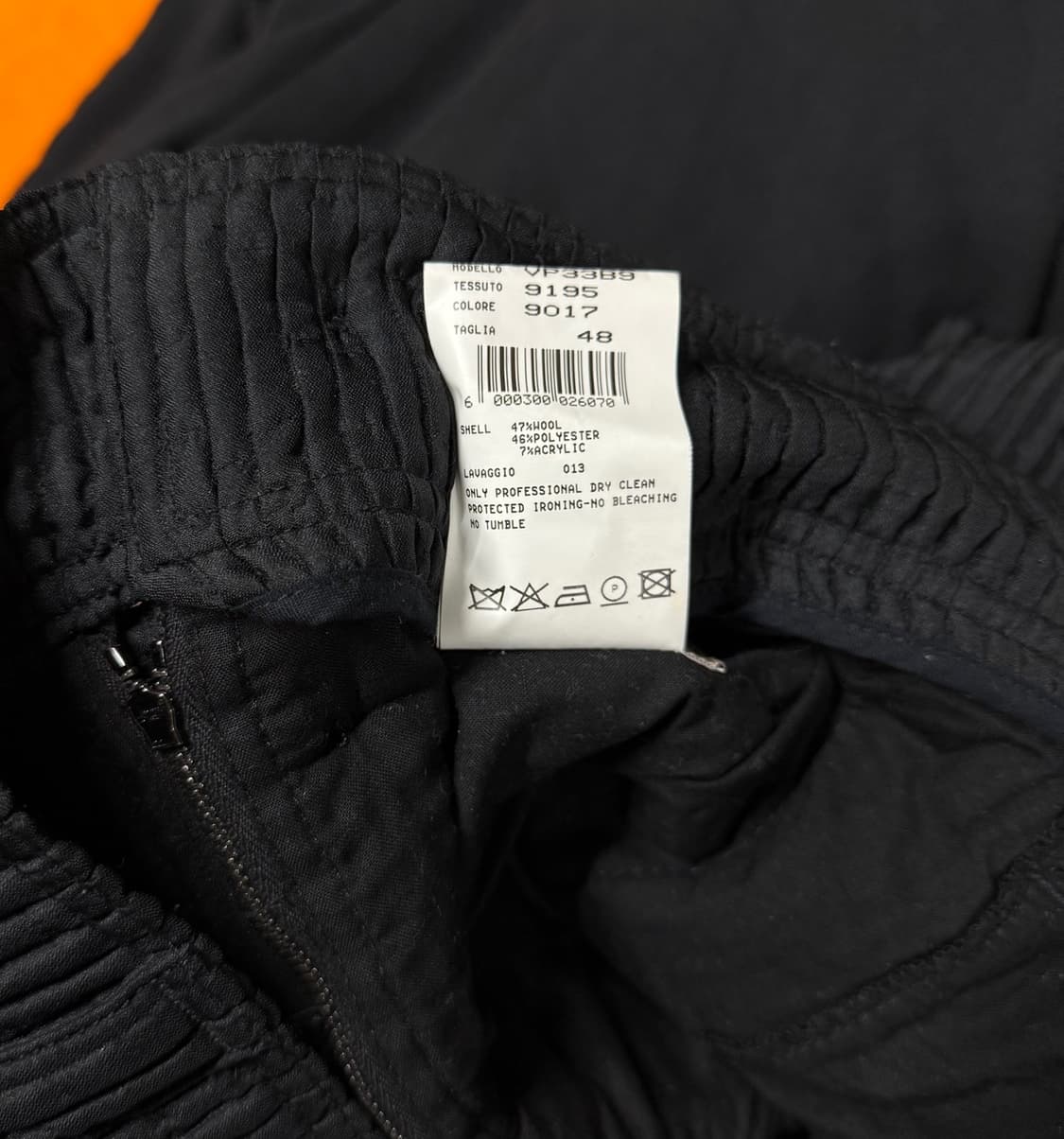 [48/32] 엠포리오 아르마니 퀼팅 플리츠 카고팬츠 바지 상품이미지8