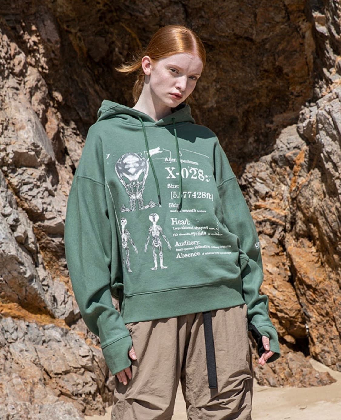 글랙 GHD005 아나토미 레인저 후드 (GREEN) 상품이미지2