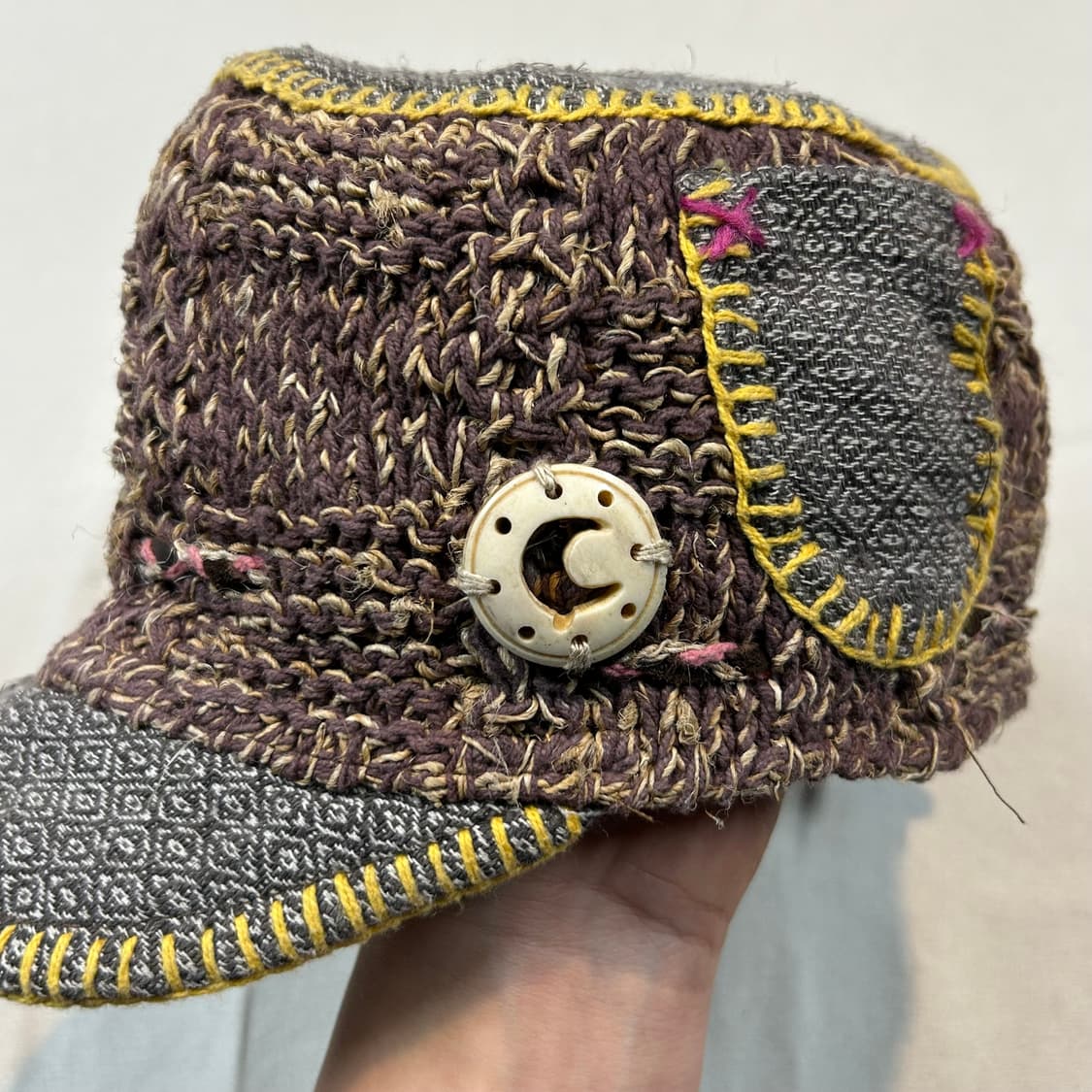 Amina Collection 아미나 네팔 핸드메이드 에스닉 니트 캡 상품이미지3