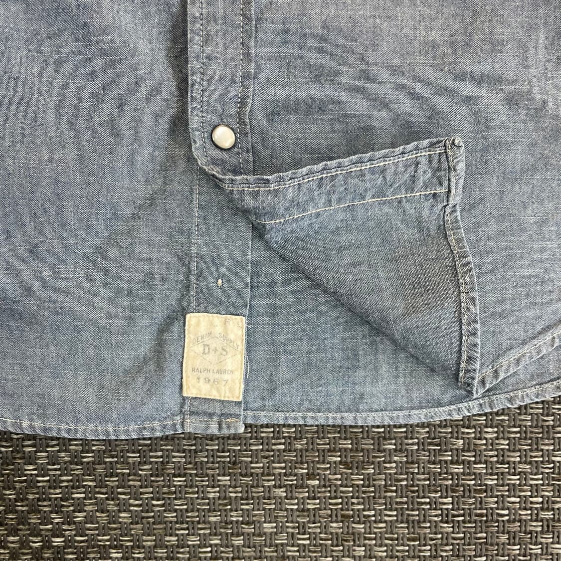 데님앤서플라이 투포켓 웨스턴 긴팔 셔츠 S 상품이미지4