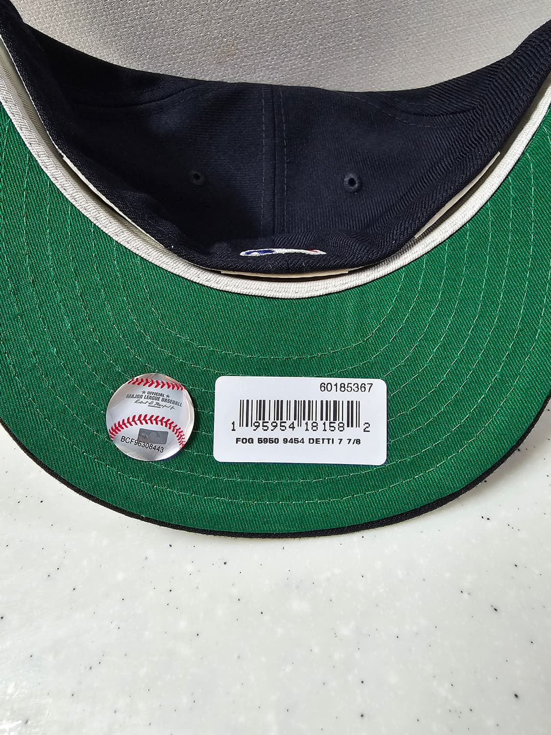 [새상품][7 7/8] 피어오브갓 에센셜 뉴에라 59FIFTY 네이비 상품이미지3