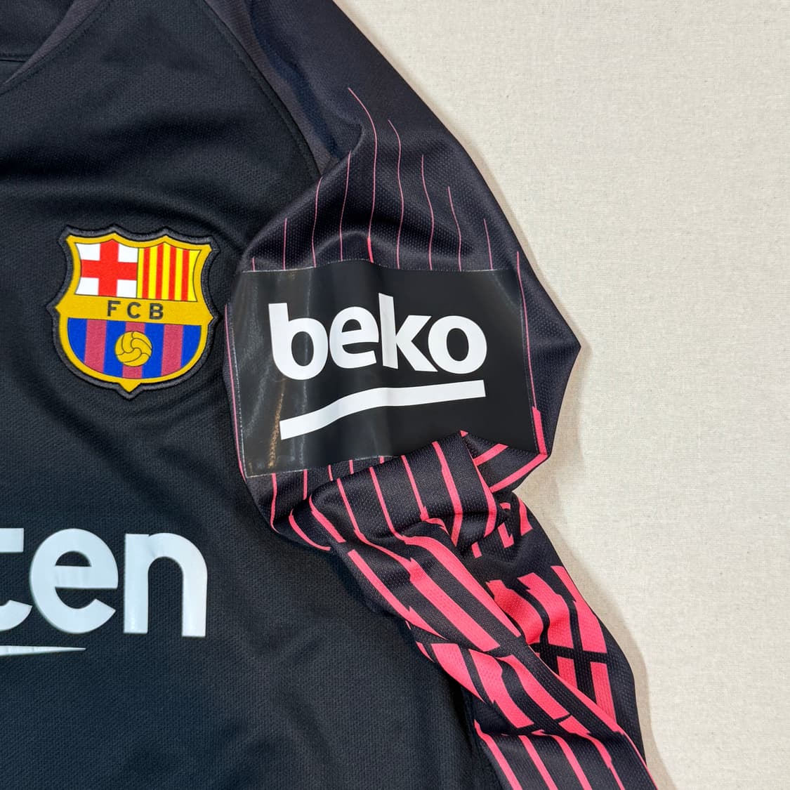 M) 나이키 FC 바르셀로나 2018/19 시즌 골키퍼 셔츠 져지 상품이미지6