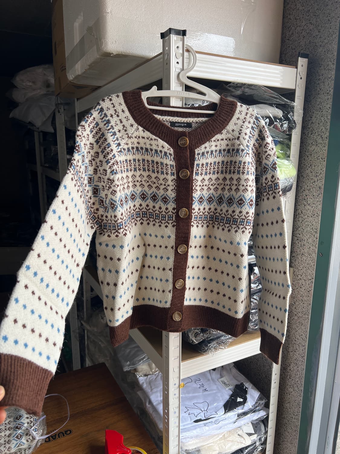 여성 니트 가디건 상품이미지1