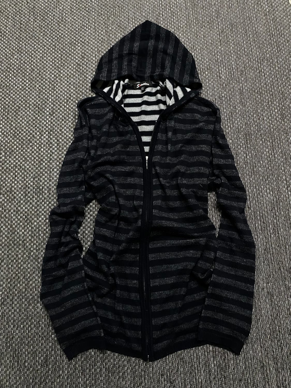 [Sorridere] Loose-Fit Stripe Hoodie- Zip 상품이미지4