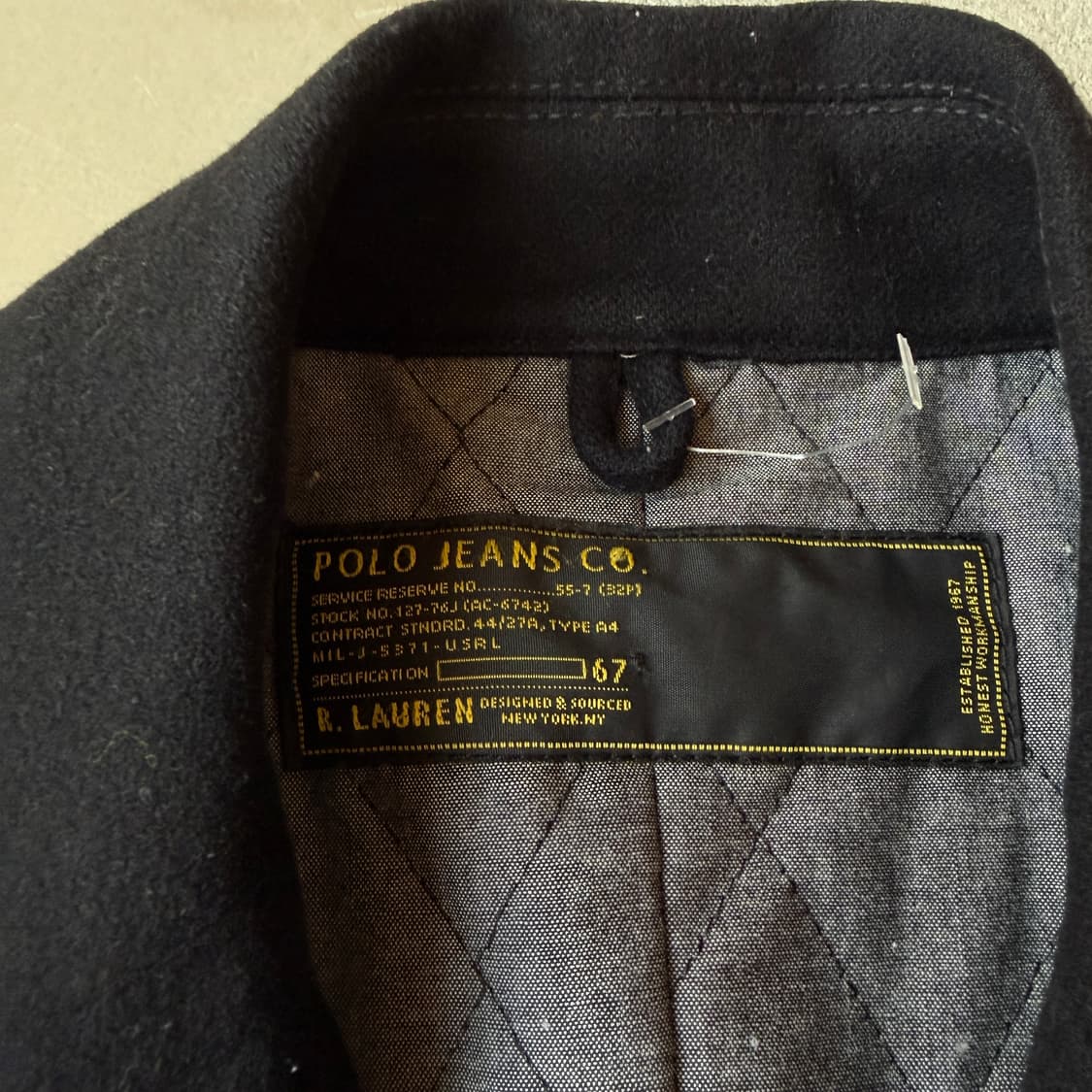 폴로 진스 랄프로렌 울 피코트 상품이미지6