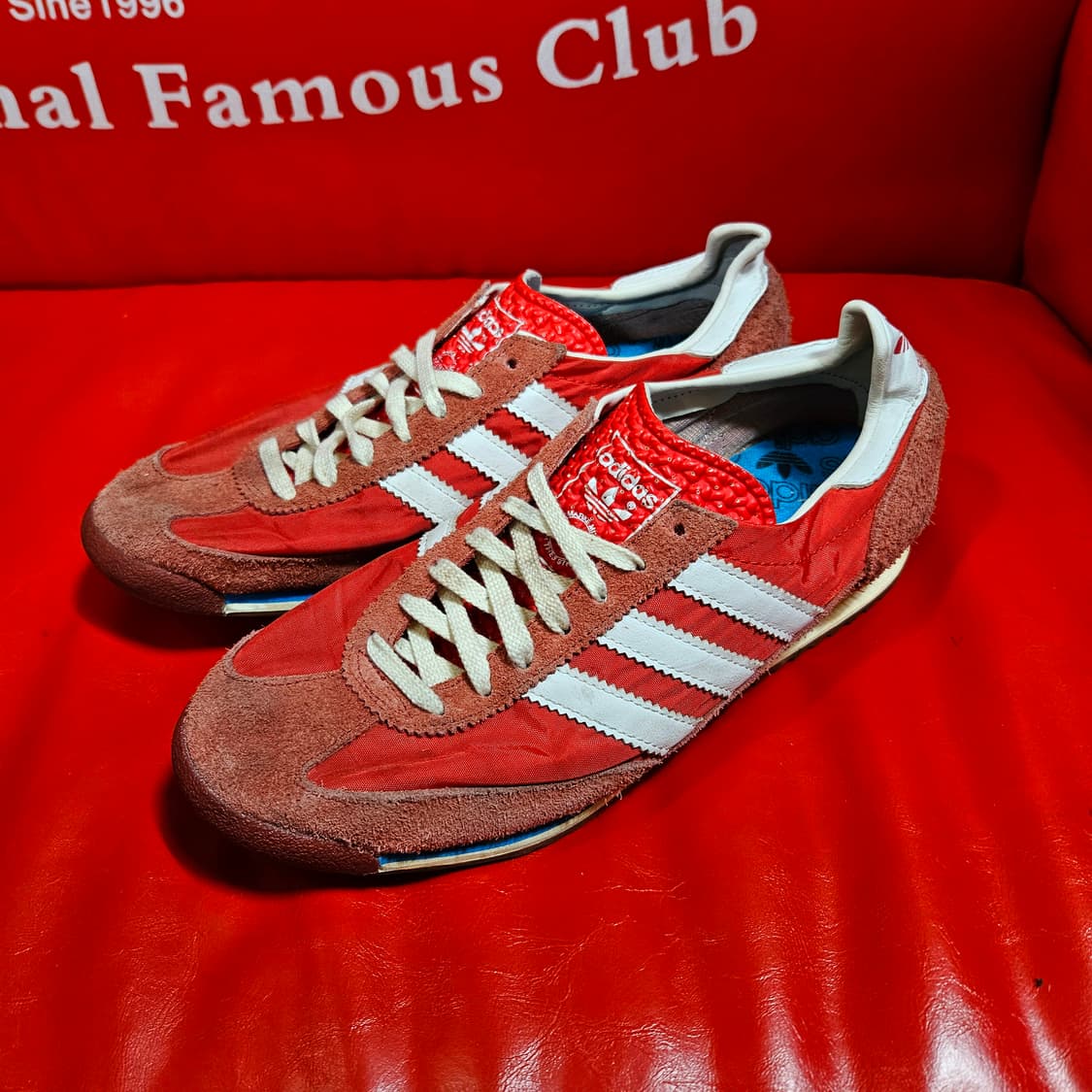 아디다스(Adidas) SL72 빈티지 레드 스니커즈 250size 상품이미지1