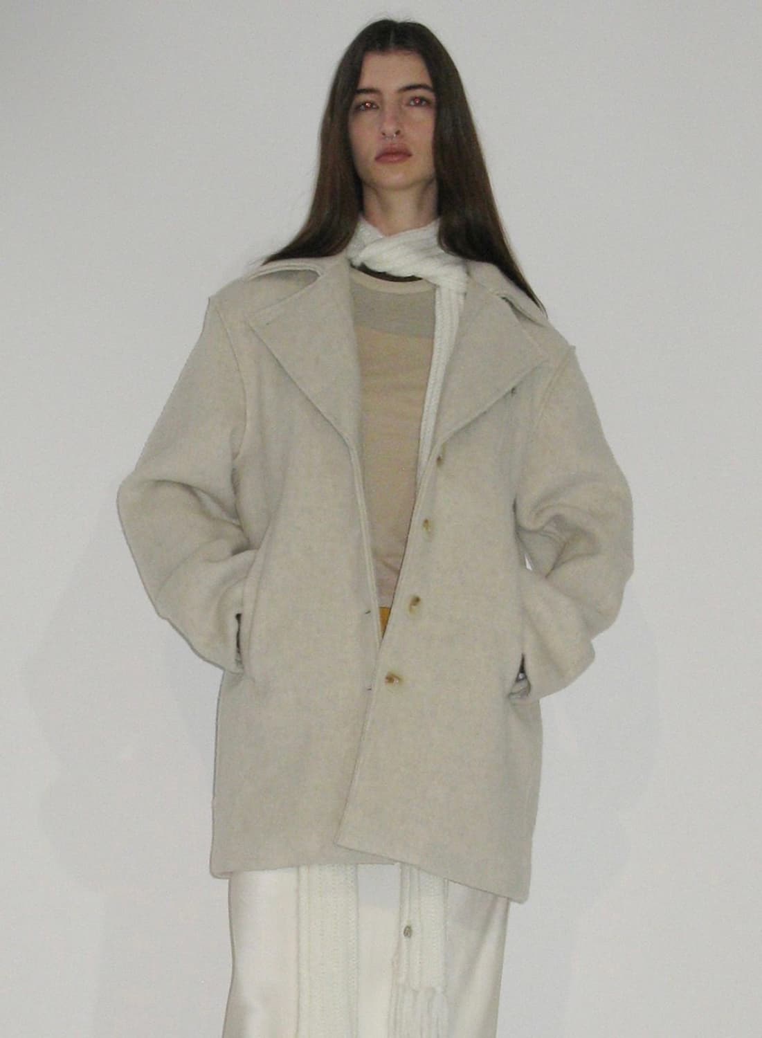 파르티멘토 우먼 하프 코트 상품이미지1