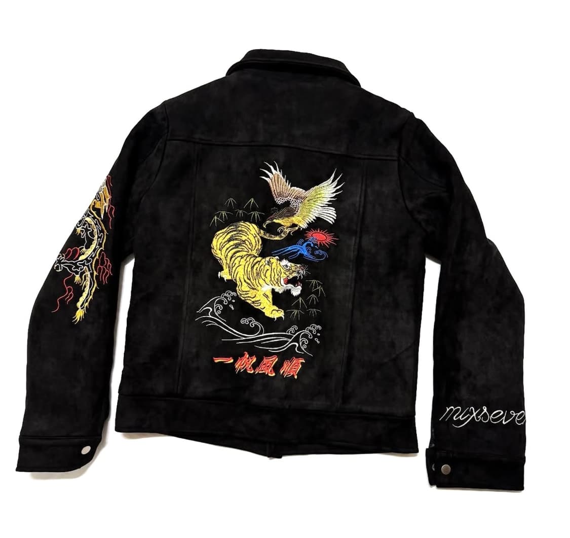 Mixseven - 자수 무통 자켓 상품이미지1