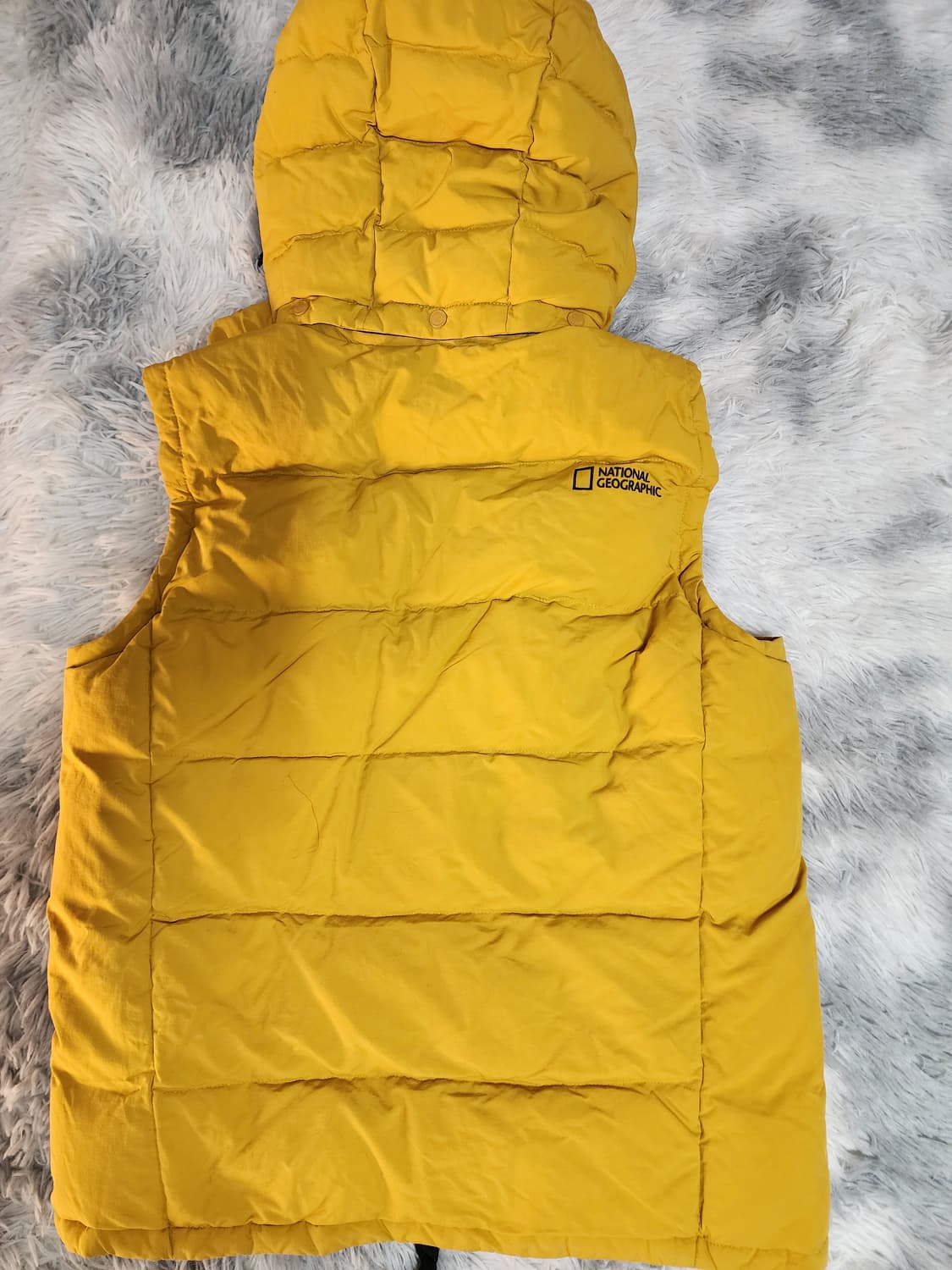 내셔널지오그래픽 헬레나 구스다운 베스트 머스타드 상품이미지3