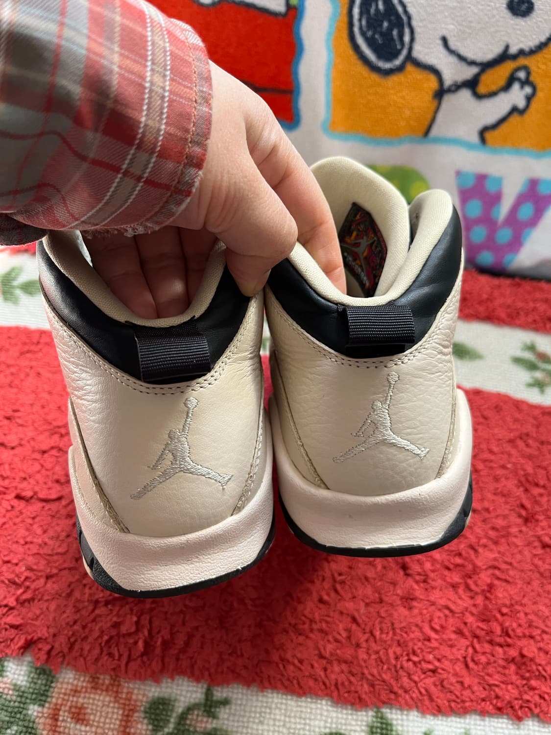 나이키 조던 10 레트로 프리미엄 '헤어리스' 펄 화이트 240 상품이미지3