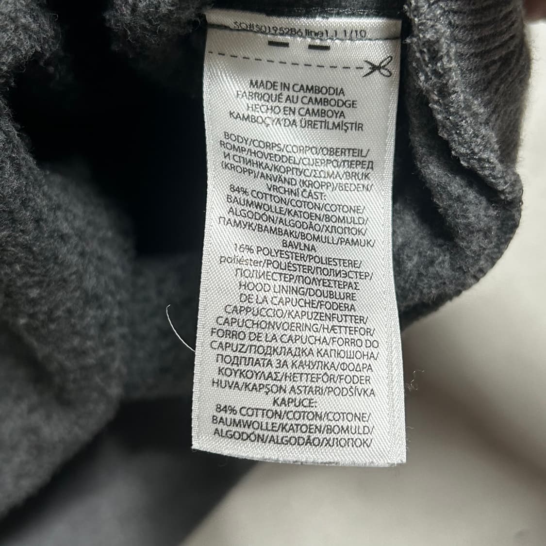 XS 폴로랄프로렌 그레이 후드티 상품이미지5